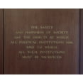 thumbnail image 1 of Print: Memorial Hall. Quotation From James Madison, Beginning The Safety, 1 of 4