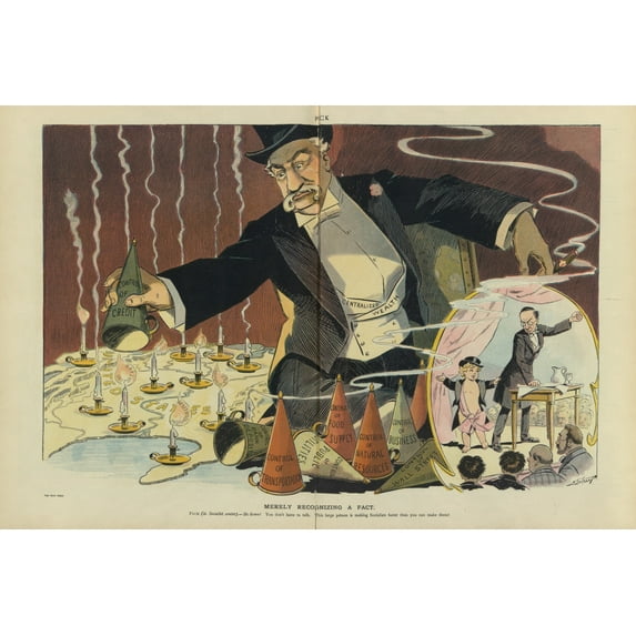 Print: Merely Recognizing A Fact, 1911