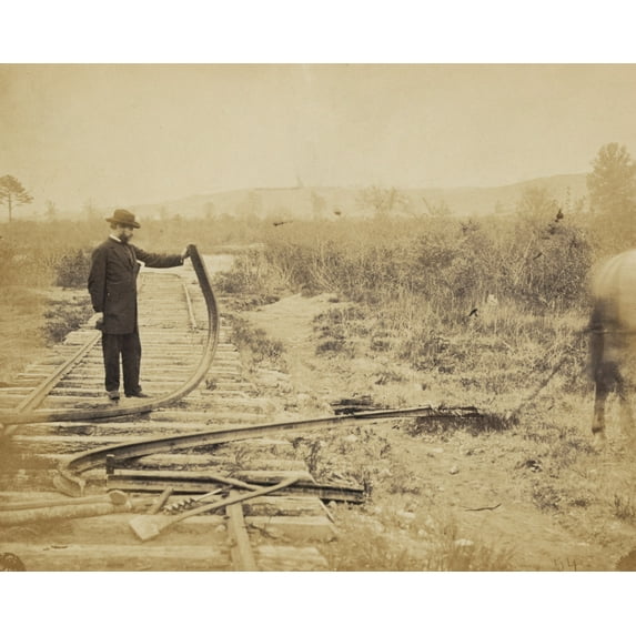 Print: Military Railroad Operations In Northern Virginia, 1862