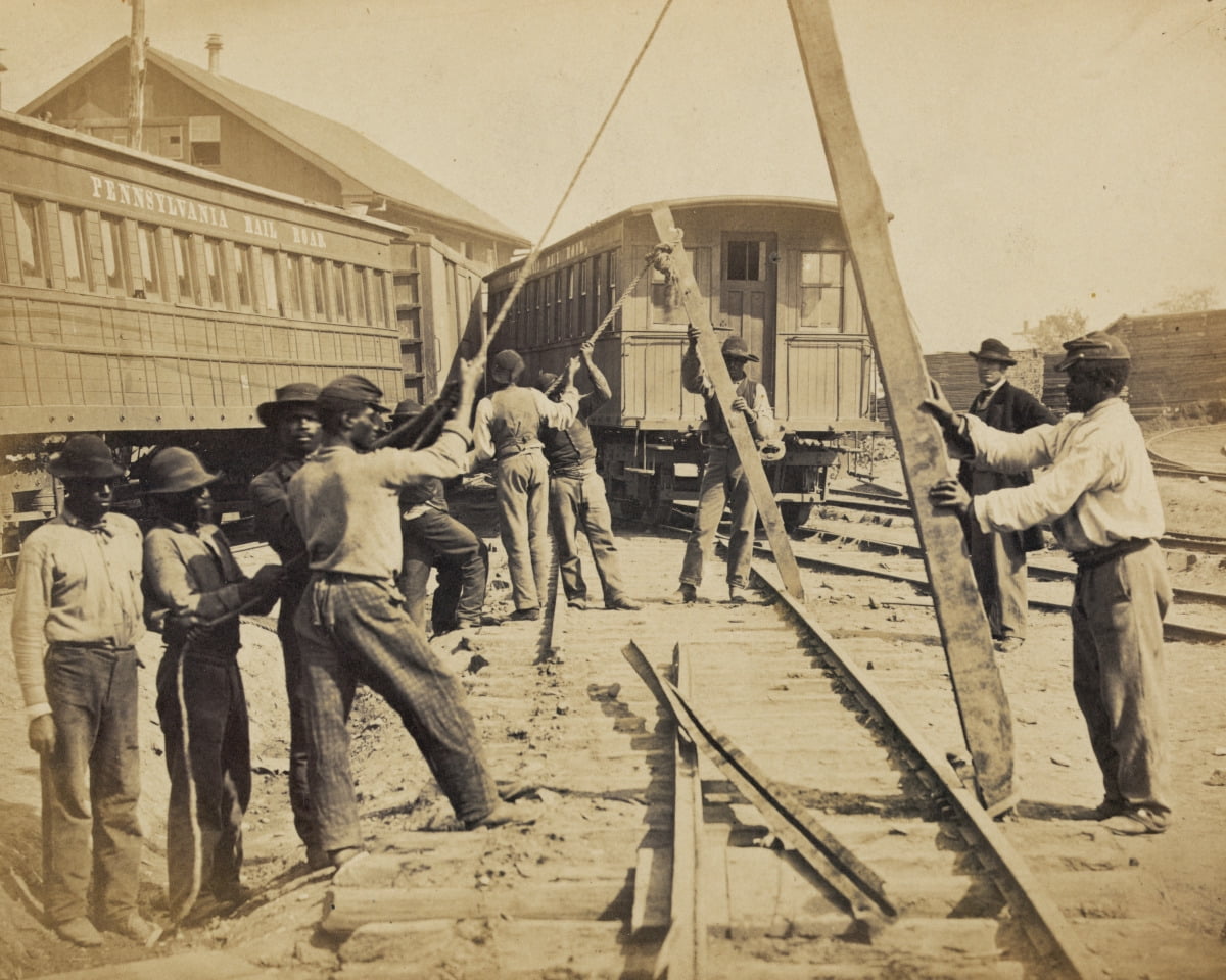 Print: Military Railroad Operations In Northern Virginia, 1862 ...