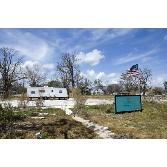 Print: Mississippi Coast After Hurricane Katrina, 2006