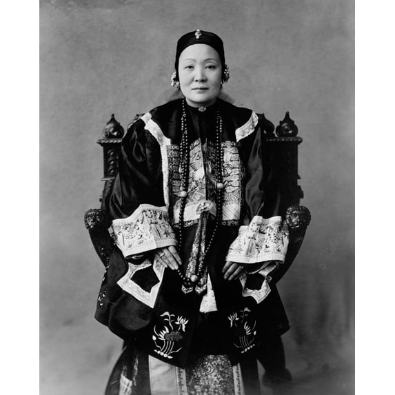 Print: Mme. Wu Ting Fang, circa 1890