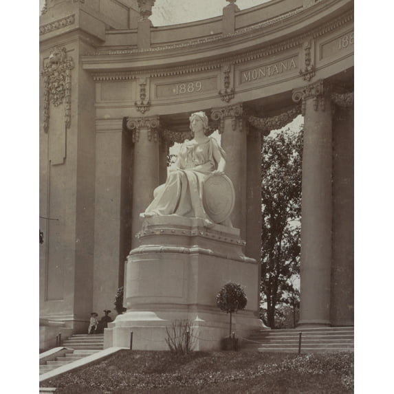 Print: Montana, Terrace Of 14 States Comprising Original Louisiana