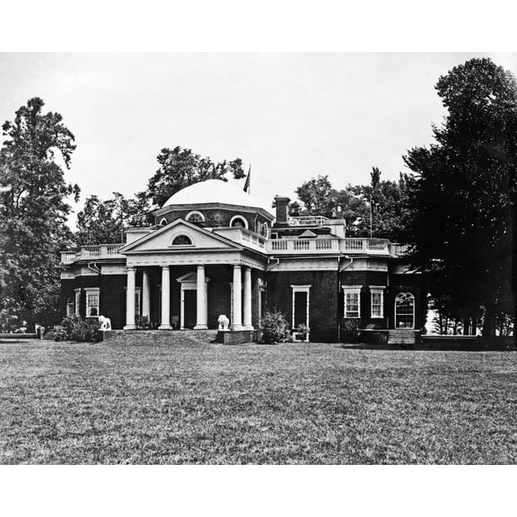Print: Monticello, Charlottesville, Virginia, 1906