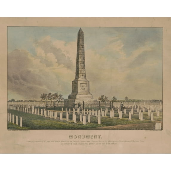 Print: Monument, circa 1856