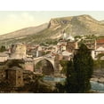 thumbnail image 1 of Print: Mostar, Romer Bridge, Herzegowina, Austro-Hungary, circa 1890, 1 of 4