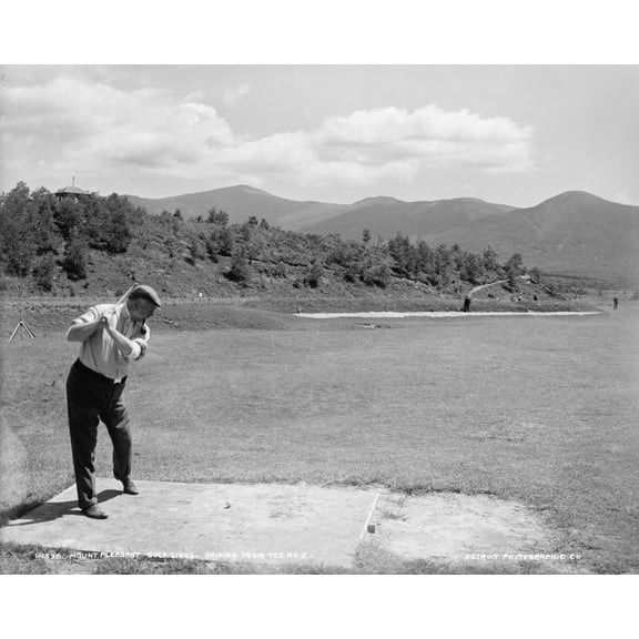 Print: Mount Pleasant Golf Links Driving From Tee No. 2