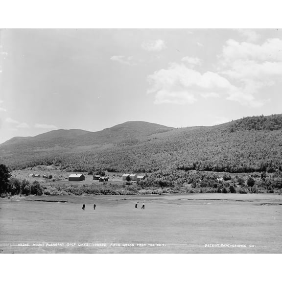 Print: Mount Pleasant Golf Links, Toward Fifth Green From Tee No. 5