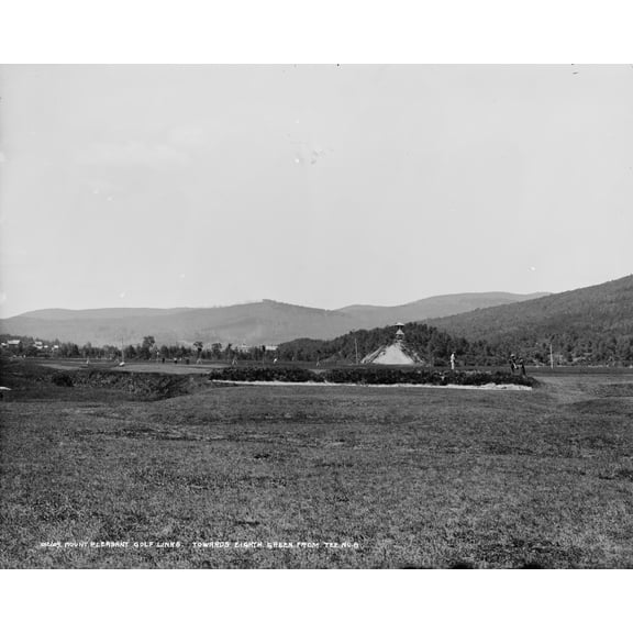 Print: Mount Pleasant Golf Links, Towards Eighth Green From Tee No. 8