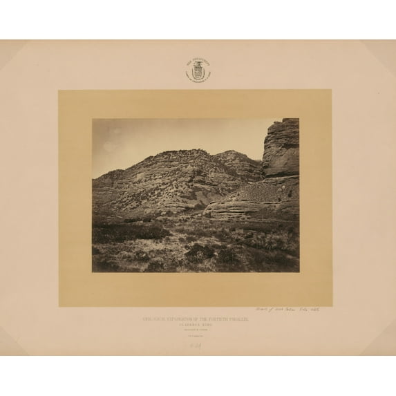 Print: Mouth Of Side Canon Echo, Utah, 1869