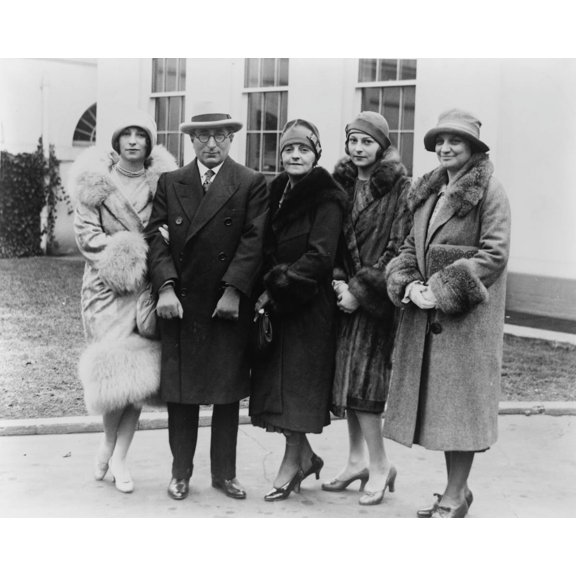Print: Movie Magnate Visits White House, 1925