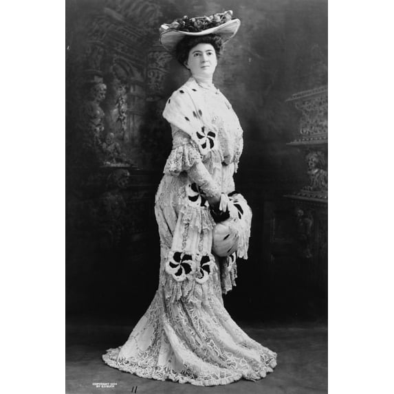 Print: Mrs. Thomas F. Walsh, Full-Length Portrait, Standing, Facing