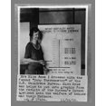 thumbnail image 1 of Print: Ms. Anna I. Grosser With Famous Baby Thermometer Of The U.S, 1 of 4