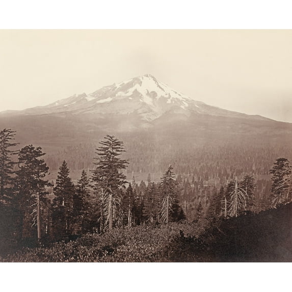 Print: Mt. Shasta, circa 1870