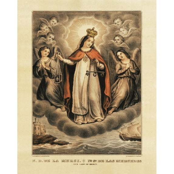 Print: N.D. De La Merci / Na. Sa. De Las Mercedes: Our Lady Of Mercy