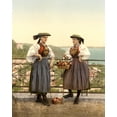 thumbnail image 1 of Print: National Vierlander Costume, Hamburg, Germany, circa 1890, 1 of 4