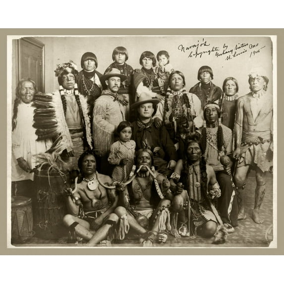 Print: Navajos, 1904