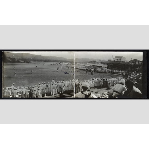 Print: Navy Baseball Game At Newport, Rhode Island, 1912