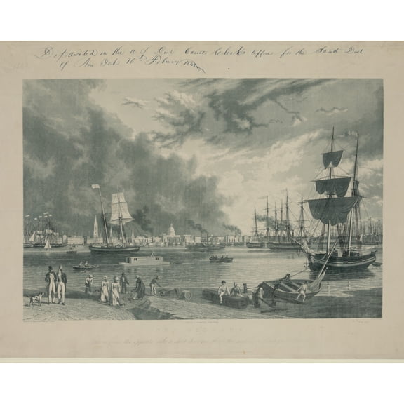 Print: New Orleans, 1842