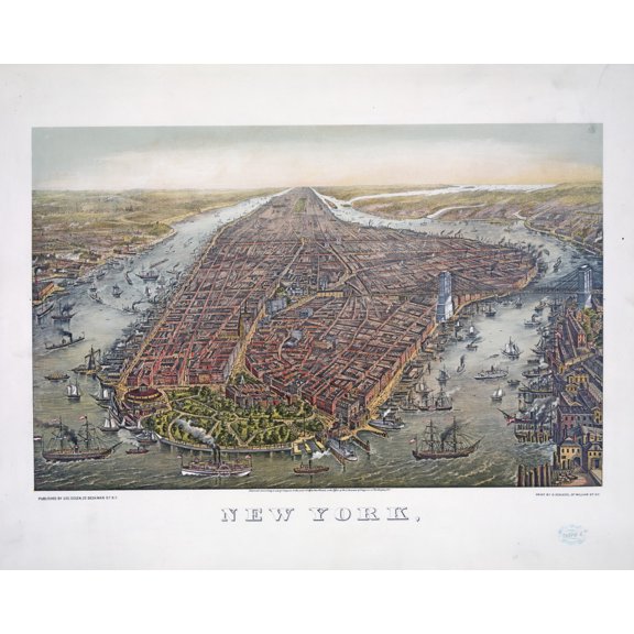 Print: New York,, 1873