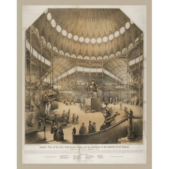 Print: New York Crystal Palace Exhibition, Industry Of All Nations
