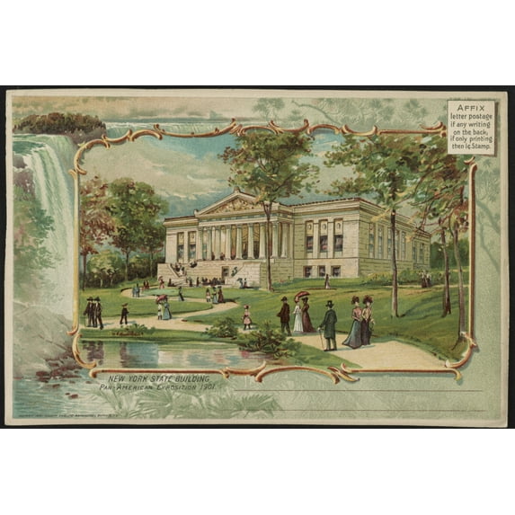 Print: New York State Building, Pan-American Exposition 1901