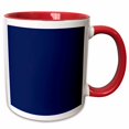 thumbnail image 1 of 3drose, Print of Blue Moon Midnight, 11oz Two-tone Red Mug, 1 of 6