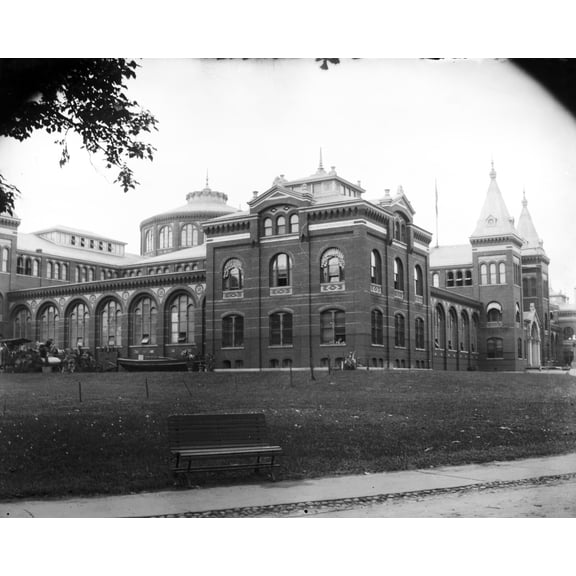 Print: Old National Museum, Smithsonian Institution, Washington, D.C.