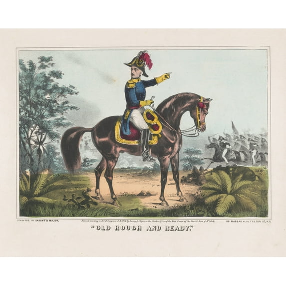 Print: Old Rough And Ready, 1846