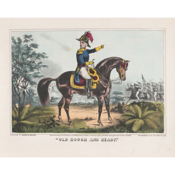 Print: Old Rough And Ready, 1846