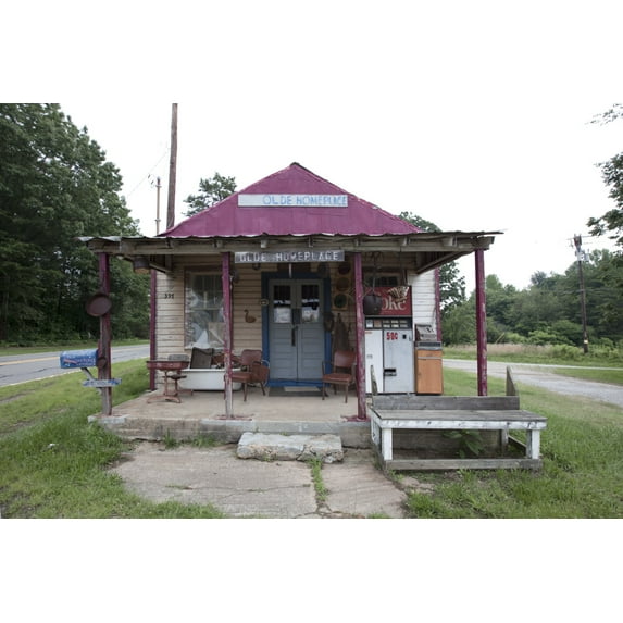Print: Old Store, Rural North Carolina, 2009