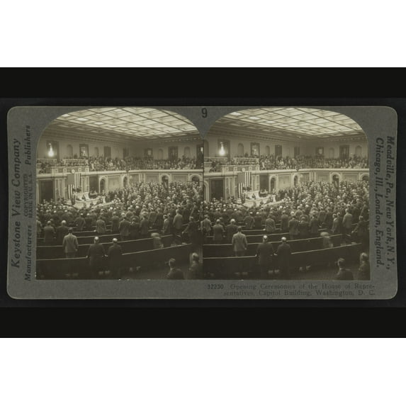 Print: Opening Ceremonies Of The House Of Representatives, Capitol