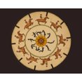 thumbnail image 1 of Print: Optical Illusion Disc With Somersaults And Horseback Riding, 1833, 1 of 4