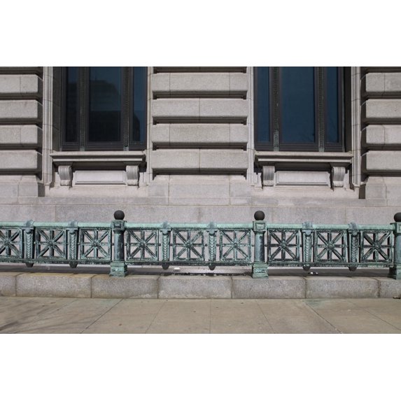 Print: Ornamental Railing, Howard M. Metzenbaum U.S. Courthouse