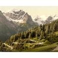 thumbnail image 1 of Print: Ortler Territory, Stilfserjoch (I.E., Stilfer Joch), With Ortler, 1 of 4