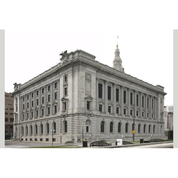Print: Overview, Northeast, Howard M. Metzenbaum U.S. Courthouse