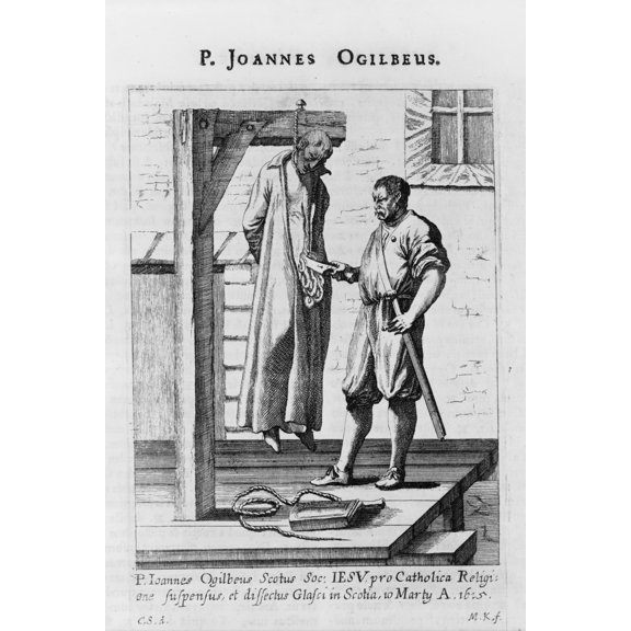 Print: P. Joannes Ogilbeus, 1675