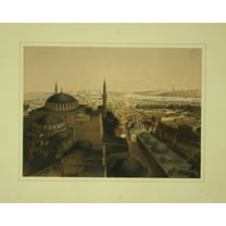 Print: Panorama De Constantinople, Pris D'un Des Minarets De Ste. Sophie