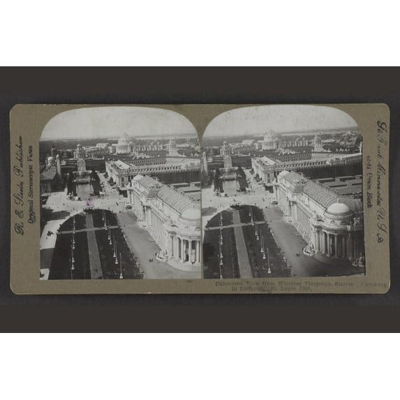 Print: Panorama View From Wireless Telegraph Station. Cascades In