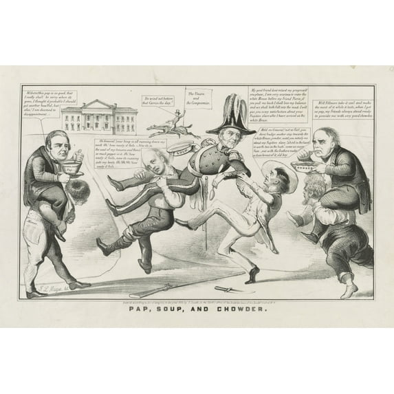 Print: Pap, Soup, And Chowder, 1852