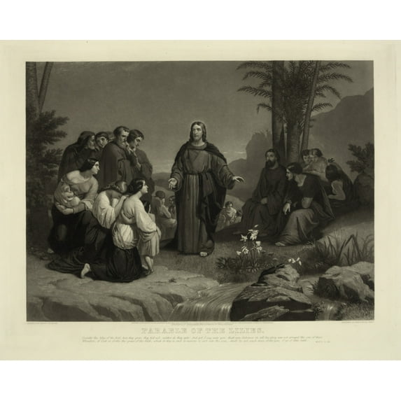 Print: Parable Of The Lilies