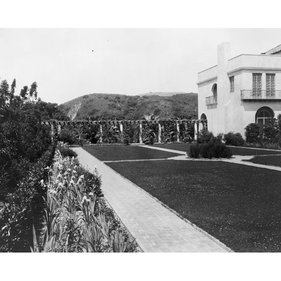 Print: Pasadena, California, Mrs. Herbert Coppell Home - View Of Formal