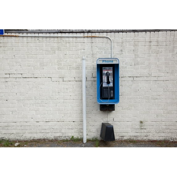 Print: Pay Telephone In A Small Town Motel In Alabama, 2010