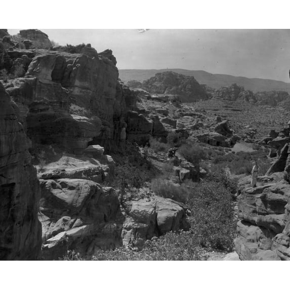 Print: Petra, circa 1898