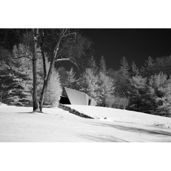 Print: Philip Johnson's Ghost House, 2008