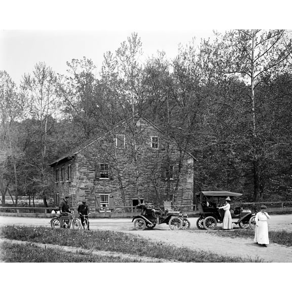 Print: Pierce Mill at Rock Creek Park, Washington, D.C., circa 1918-1920