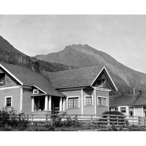 Print: Pioneer Hospital, circa 1900