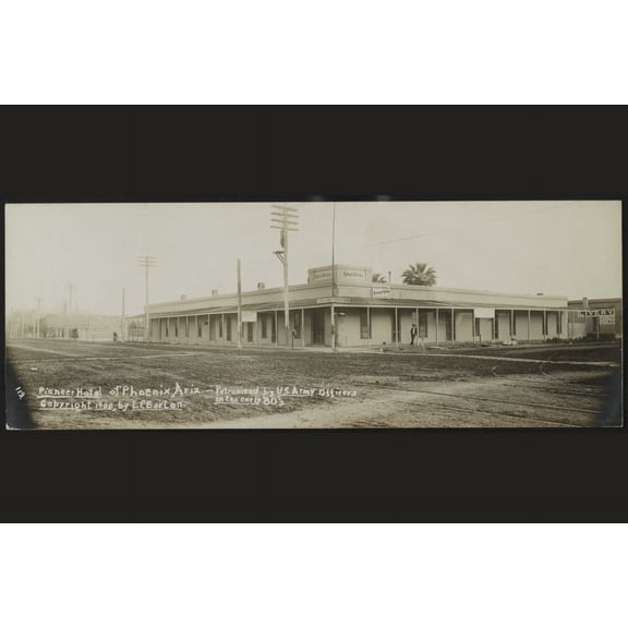 Print: Pioneer Hotel Of Phoenix, Ariz., Patronized By U.S. Army Officers
