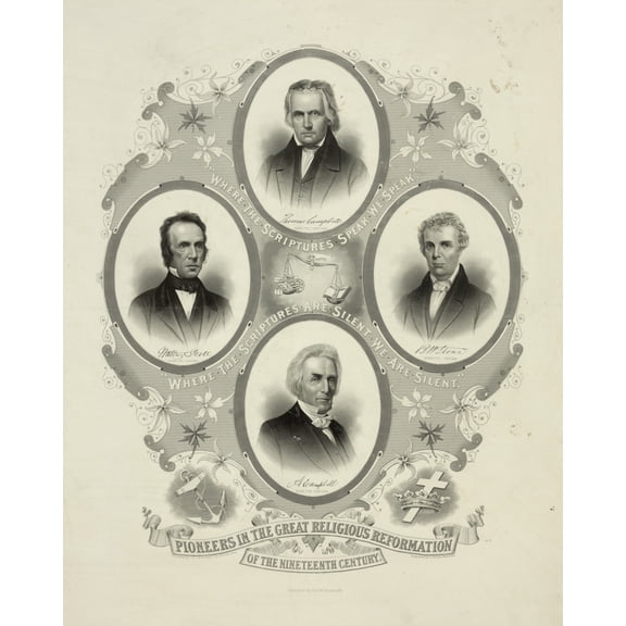 Print: Pioneers In The Great Religious Reformation Of The Nineteenth