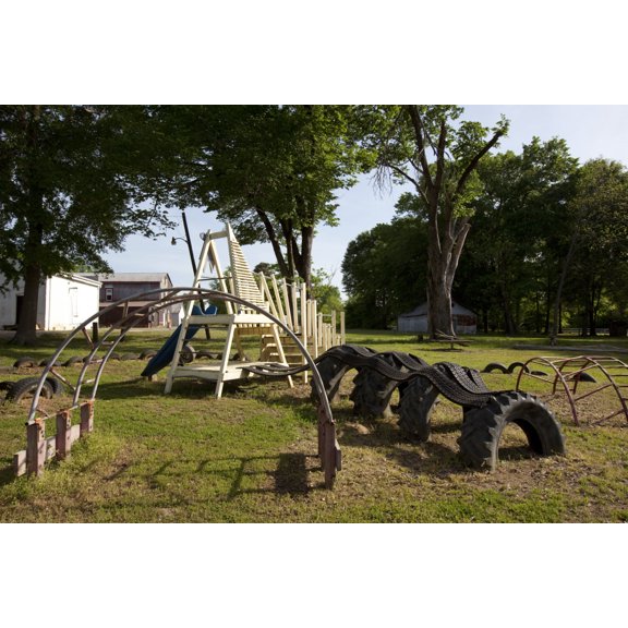 Print: Playground Designed By The Rural Studio, Newbern, Alabama, 2010